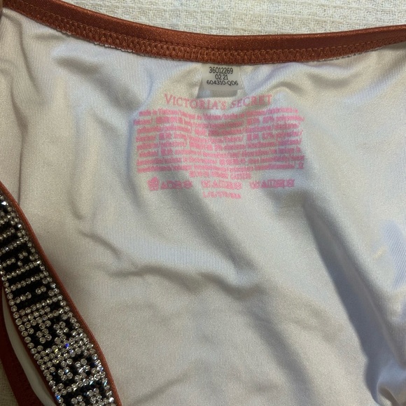 Brown Bikini Bottom with Logo Straps - Picture 4 of 4